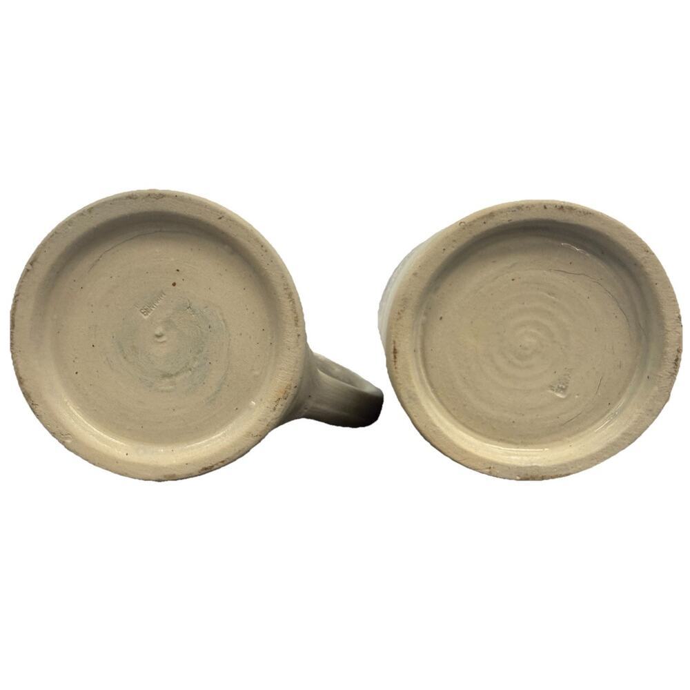 LOT of 2 Vintage Stoneware Lowenbrau Munich .5L German Beer Stein Mugs - Picture 2 of 5